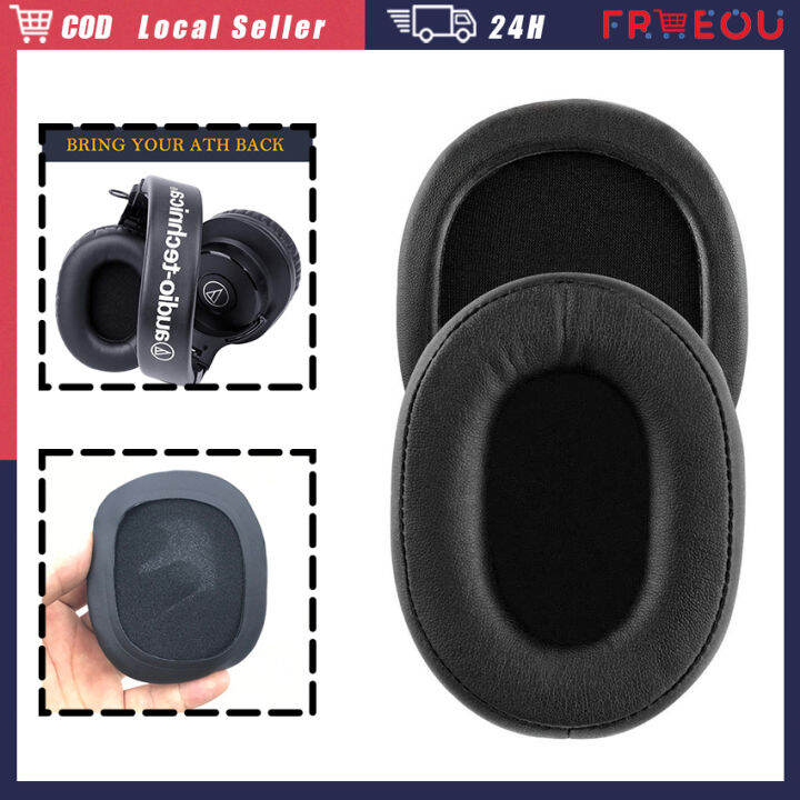 Leather ATH Headphone Pads Replacement Ear Pads Earmuff Cushion For ATH