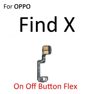สวิตช์ปิดเสียงปุ่มเปิดปิดปุ่มควบคุมปุ่มปรับระดับเสียงสายเคเบิ้ลยืดหยุ่นสำหรับ OPPO Find X X2 X3ชิ้นส่วนอะไหล่ Pro Lite