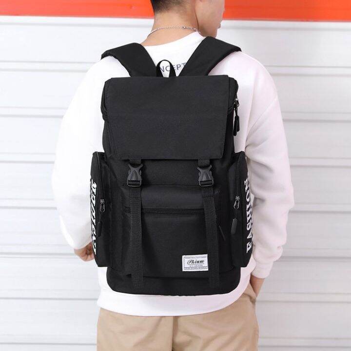 cod-wholesale-mens-backpack-simple-large-capacity-travel-leisure-college-student-schoolbag