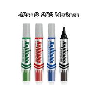 【cw】 Erasable Whiteboard Markers School Supplies - 4 Pcs G206d Aliexpress !