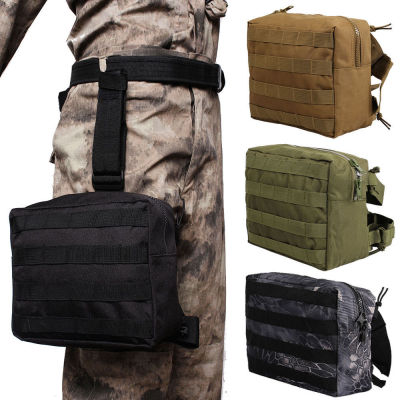 Tactical Drop Leg Bag Molle Hunting Tools Belt Pack Police Thigh Pouch Outdoor Combat Military Equipment Molle Tactical Bag