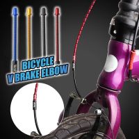 卍❄ Bicycle V Brake Elbow Stainless Steel Oil-filled Flexible Spring Mountain Bike Mountain Road Folding Bike Accessories 50