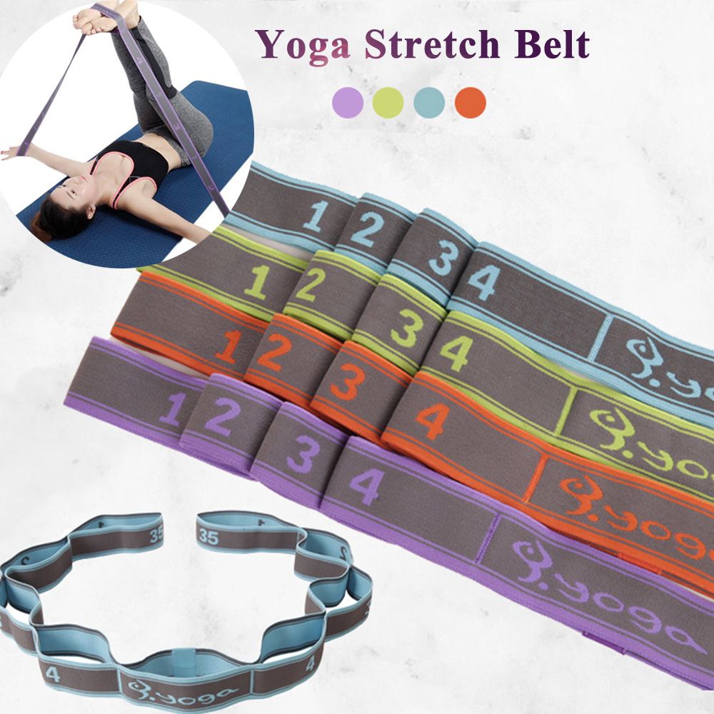 1/2/3/ Pcs Yoga Fitness Resistance Band Latin Dance Elastic Stretch Yoga Belt 