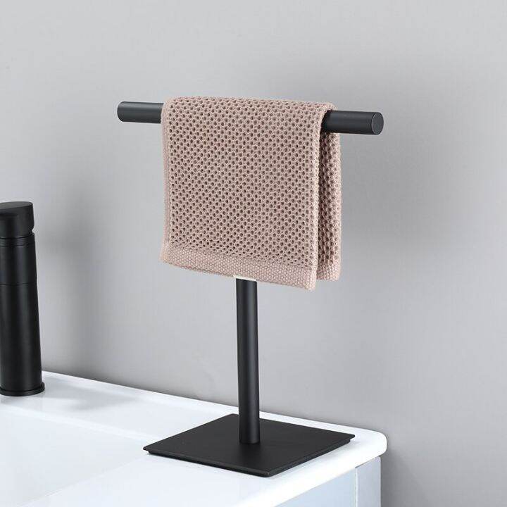 Free standing hand best sale towel holder for bathroo