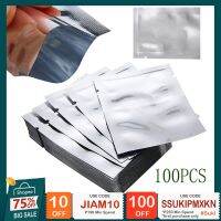 ❒ jiamy 100pcs Silver Aluminum Foil Mylar Bags Vacuum Sealer Storage Pouches