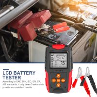 ZZOOI 12v24v Digital Automotive Diagnostic Tester CCA Internal Resistance Vehicle Cranking Charging Orange Red for Car Battery Tools