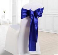 20pcs Wedding Satin Chair Sashes Satin Sash for Weddings Events &amp; Banquet &amp;Party Decoration 11 Color 18*275cm Red Blue Chocolate