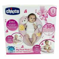 Chicco First Dream My First Nest Blue เพลย์แมทพร้อมหมอนสำหรับนอน ให้น้องๆ นอนเล่น