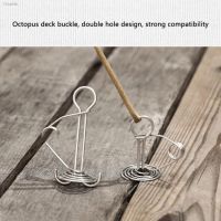 ┇ Pack of 10 Spiral Shaped Spring Deck Pegs Rope Buckles Windproof Awning Tent Stakes Outdoor Camping Accessories