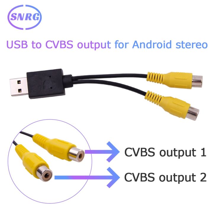 Hộp USB Sang CVBS Video RCA Bộ Chuyển Đổi Đầu Ra Kết Nối Với Thiết Bị Hiển  Thị Màn Hình TV Cho Android Radio Máy Nghe Nhạc Đa Phương Tiện 