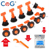 100ชิ้นเซ็ต Levelers Needbles Wrench Tile Sp Cross Plastic 2Mm Ceramic Tile Leveling System Leveler Locator Sps Plier