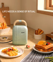 เครื่องทำแซนวิช Sandwich maker เครื่องทำแซนวิส เครื่องทำแซนวิสอเนกประสงค์ วาฟเฟิล เครื่องอบวาฟเฟิล เครื่องทำขนม เครื่องทำอาหารเช้า A01012