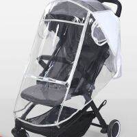 Baby Stroller Rain Cover Waterproof &amp; Windproof Large Window For Travel