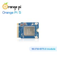 Orange Pi โมดูล BT5.0 WiFi6ชิปไร้สาย2.4GHz และ5GHz ความถี่ Wi-Fi BT5.0 BLE รองรับอินเทอร์เฟซ PCIe สำหรับ OPI 5