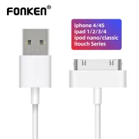 Fonken USB Cable Fast Charging Cable 30 Pin Interface On The For iPhone 4 4s 3GS for iPad 3 2 1 i-Pod Charger Cable Data Sync Adapter Cord
