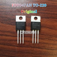 FDP047AN08A0 FDP047AN ของแท้5ชิ้น80A TO220อินเวอร์เตอร์/75V ทรานซิสเตอร์ใหม่แบบดั้งเดิม MOSFET