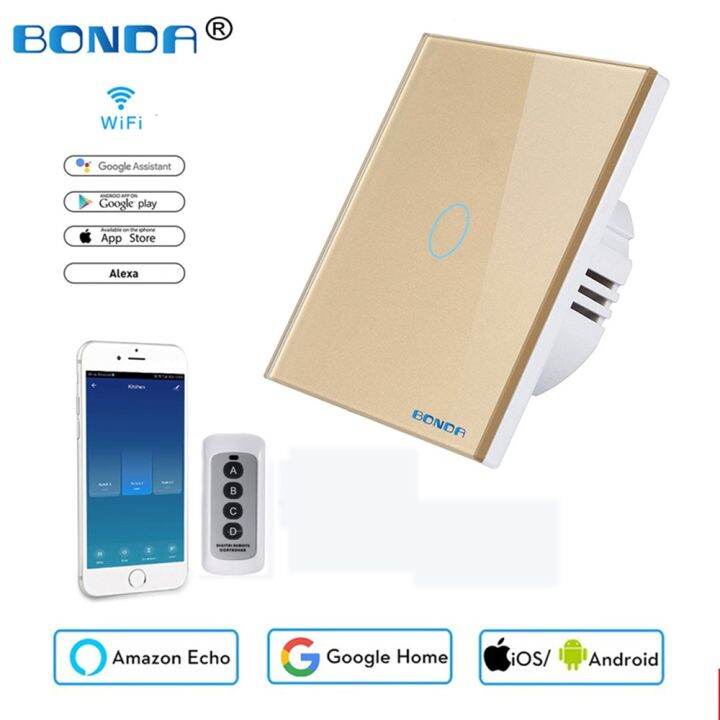 support-cod-bonda-อะแดปเตอร์-wifi-กราฟฟิตีมาตรฐาน-eu-smart-สวิตช์สัมผัส-rf-alexa-ควบคุมด้วยเสียง110v250v-ผนังอัจฉริยะควบคุมด้วยรีโมทคอนโทรล