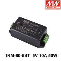 5V 5V หมายถึงดี IRM-60-5ST AC ถึง DC 5V 10A 50W ขั้วสกรูประเภทโมดูลเอาต์พุตแบบเดี่ยวสวิตช์จ่ายไฟสลับสำหรับ J76อุปกรณ์อิเล็กทรอนิกส์