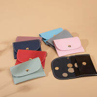 SHENGHAN Dompet Koin หนัง PU แฟชั่นที่เรียบง่ายกระเป๋าผู้หญิง,กระเป๋าเปลี่ยนขนาดเล็กบางพิเศษพวงกุญแจกระเป๋าสตางค์ขนาดเล็กกระเป๋ากระเป๋าใส่นามบัตร