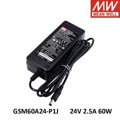 {“: หมายถึง GSM60A24-P1J AC ถึง DC 24V 2.5A 60W อะแดปเตอร์สีเขียวที่เชื่อถือได้สวิตช์จ่ายไฟสลับ