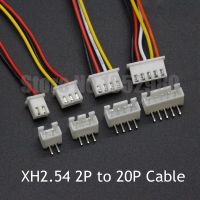 10 set JST XH2.54 Wire Cable Connector 2.54mm Pitch 2/3/4/5/6/7/8/10/12/14/20 Pin 26AWG 300MM Female Cable Right Angle Socket