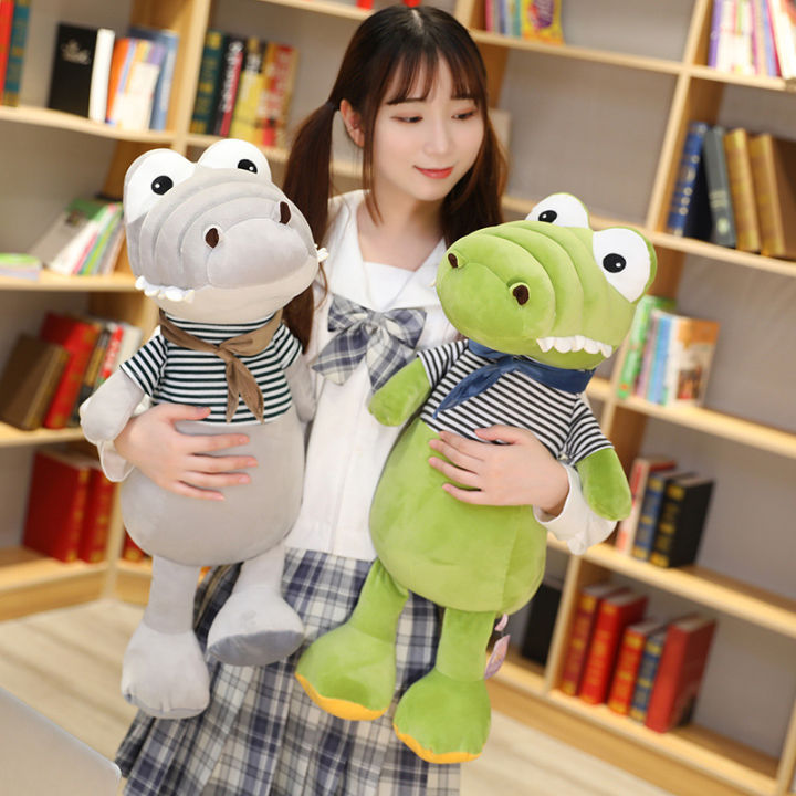 spot-parcel-post-cute-mr-crocodile-doll-pillow-childrens-gift-creative-plush-toy-doll-dropshipping