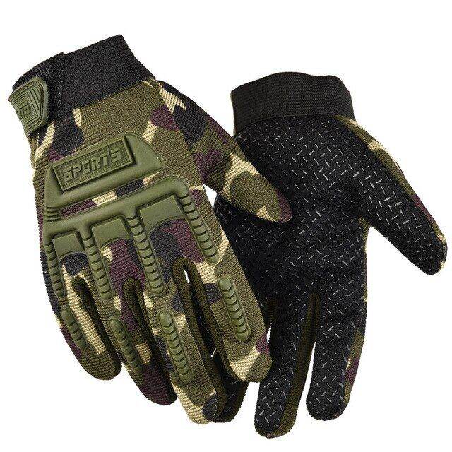 Kids Outdoor Tactical Gloves Special Army Half Finger Fingerless Military Shooting Gloves Child