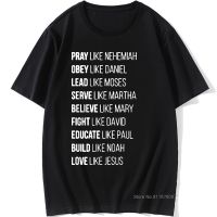 Love Like Jesus Christian Faith God Tshirts Vintage Top Casual T Shirt Men Spring Letters Cotton Letters Top Tees 【Size S-4XL-5XL-6XL】