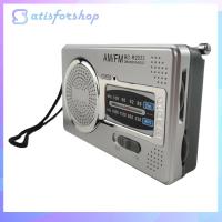 เครื่องเล่นเครื่องเล่นวิทยุแบบพกพาสะดวก AM FM แบบ Dual Band HiFi Mini Elder Radio ขับเคลื่อนแบตเตอรี่เครื่องเล่นเพลงวิทยุแจ็ค3.5Mm เสาอากาศ