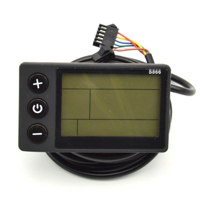 S866 Electric Bicycle Display LCD Meter for Intelligent Controller