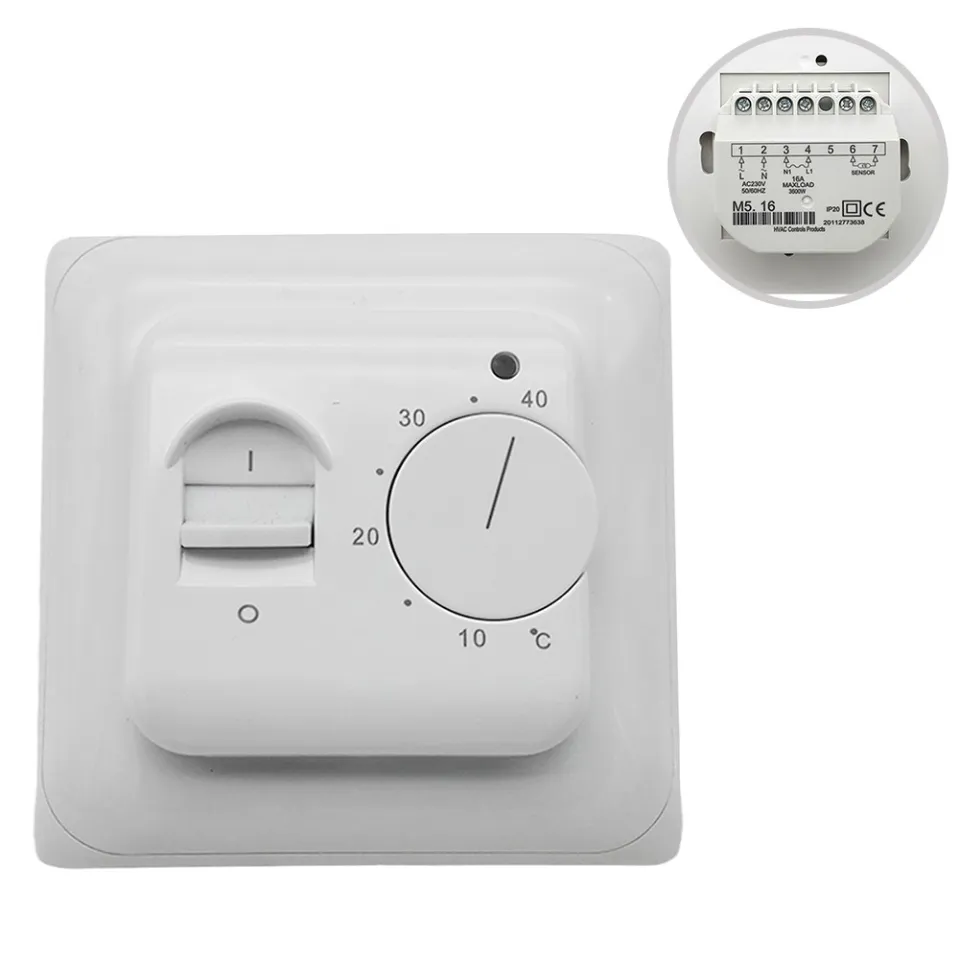 Precise 220V 16 Amp Room Thermostat for Reliable Floor Heating Control |  Lazada