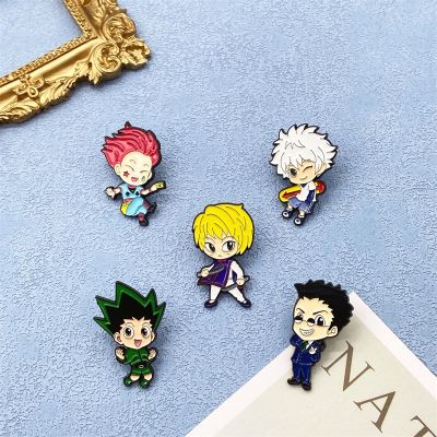 【YF】 Punk Anime Cartoon Boy Metal Enamel Brooch Personality Badge Collection Jewelry Clothing Accessories Pin