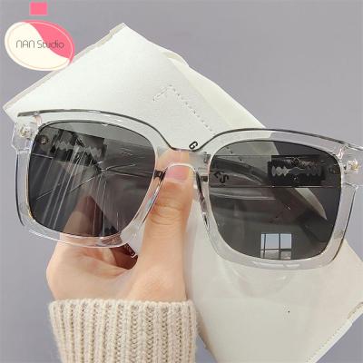 LYGJZC อินเทรนด์ เย็นดี ง่าย แว่นตา แว่นตาป้องกันรังสีสำหรับผู้หญิง เกาหลี การ UV400 กระจกป้องกันรังสี แว่นตาป้องกัน แว่นตาป้องกันรังสี เฉดสี แว่นกันแดดทรงสี่เหลี่ยม แว่นตาผู้หญิง แว่นตากันแดดปิดกั้น