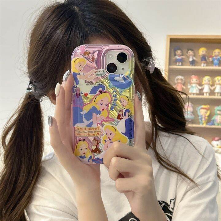 เคสโทรศัพท์มือถือ-tpu-แบบนิ่ม-ลายเลเซอร์-สําหรับ-iphone-14-pro-max-13-pro-max-12-pro-max