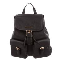 กระเป๋าเป้ MICHAEL KORS แท้ หนังแท้ หนังนิ่มสวย หายากมาก MICHAEL KORS 35F7GIUB1L SUSIE FLAP BACKPACK IN PEBBLE LEATHER BLACK