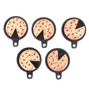 Letoy Tự Làm Mini trang trí nhà búp bê Bánh Pizza mô hình thu nhỏ Thủ Công