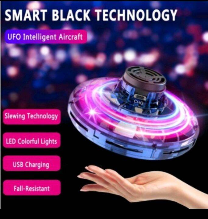 Flynova Flying Spinner Boomerang Magical Mini UFO Flying Saucer Gyro