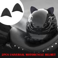 ♙ 2pcs Universal Motorcycle Helmet Cat Ears Decoration Accesso Helmet Sport Corner Horns Decoration Motorcycle Outdoor Devil Z3M6