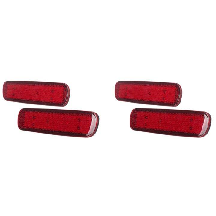 4x Car LED Rear Bumper Reflector Brake Light Tail Lamp for Toyota Land