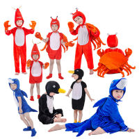 ? Popular Clothing Theme Store~ Childrens Day Group Performance Costume Kindergarten Marine Animal Play Cos Crab Crayfish Penguin Dolphin