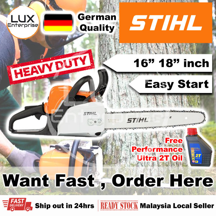 Chainsaw Stihl Ms-180 Light Weight Petrol Chainsaw, 18 Inch