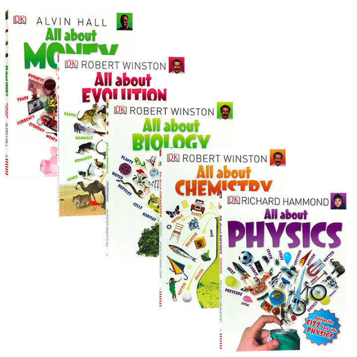 dk-popular-science-encyclopedia-of-physical-chemistry-and-biological-evolution-5-volumes-all-about-physics-chemistry-biology-evolution