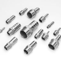 Stainless Steel 304 BSP Male Thread Pipe Fitting X Barb Hose Tail Reducer Pagoda Joint Coupling Connector Valves