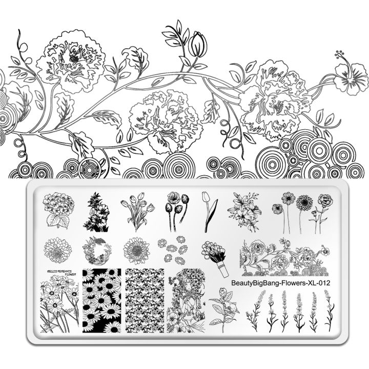 beautymalls-beautybigbang-nail-stamping-plates-nail-art-stamping-plate-template-manicure-flower-leaves-plants-beautybigbang-flowers-xl-012