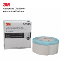 3M 06349 PERFORATED TRIM MASKING เทปสอดขอบยางกระจกก่อนพ่นสี 50.8mm.x10m.