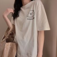 Korean HouseHong Kong style short sleeve TShirt Women Blouse summer loose Korean Tops clothes baju perempuan murah 宽松T恤短袖上衣女韓版百搭 衣服