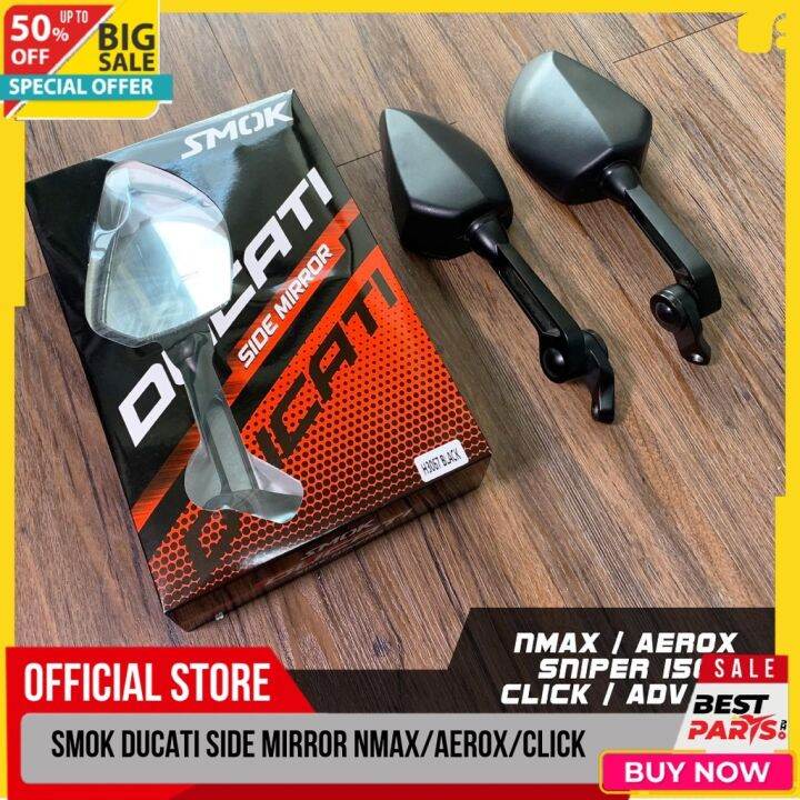 SMOK DUCATI SIDE MIRROR for Nmax / Aerox / Click / Sniper 150 / ADV 150 ...