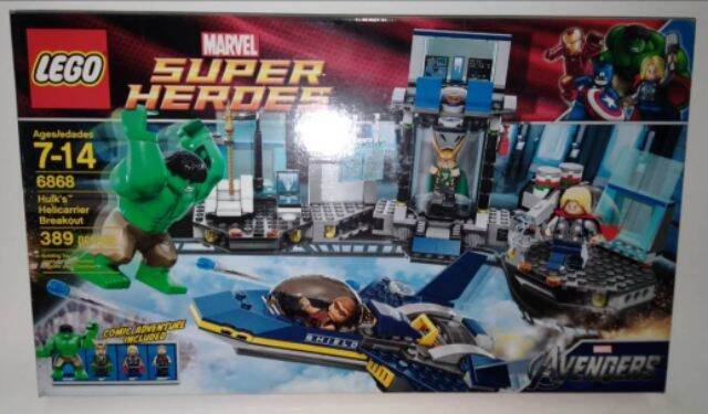 CPE020 LEGO Marvel Avengers Hulk Helicarrier Breakout # 6868 | Lazada PH