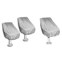 3 Pcs Boat Seat Cover, Outdoor Waterproof Pontoon Captain Boat Bench Chair Seat Cover, Chair Protective Covers