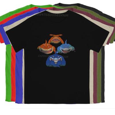 Street Sharks Jab Animated Male T Shirt Bohemian Jaws Classic Fashion T-shirts Men Printed Streetwear Oversized T-shirt